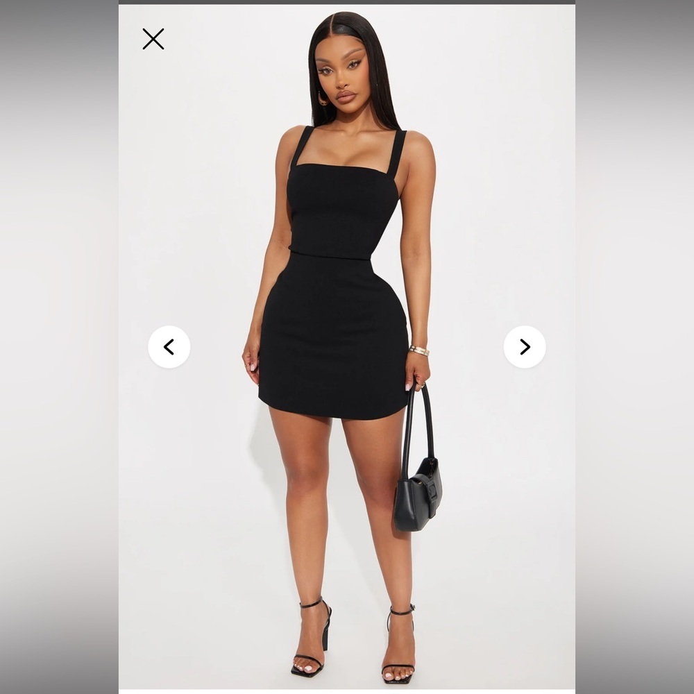 FASHION NOVA SQUARE NECK MINI DRESS NEW WITH TAGS